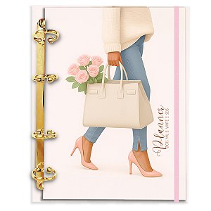 Planner Fichário Argolado Reposicionável : Coleção 2026A