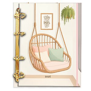 Planner Fichário Argolado Reposicionável : Coleção 2026F