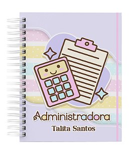 Agenda Personalizada com seu nome: Administração 06