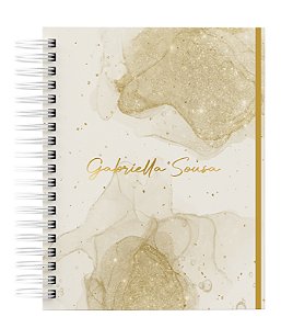 Agenda Personalizada com seu nome: Marmore 03