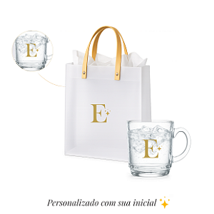 Caneca de Vidro Premium Estrellyta: Personalização Exclusiva (250ml)