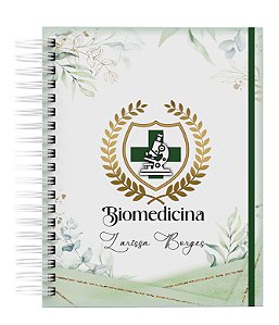 Agenda Personalizada com seu nome: Biomedicina 01