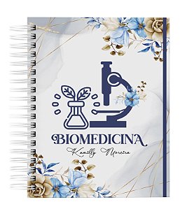 Agenda Personalizada com seu nome: Biomedicina 02