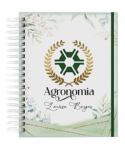 Agenda Personalizada com seu nome: Agronomia 02