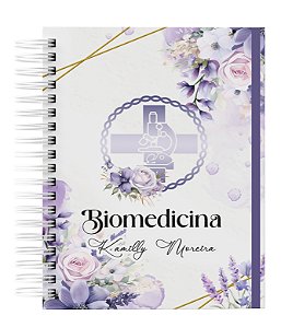 Agenda Personalizada com seu nome: Biomedicina 08