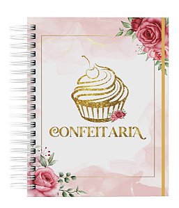 Agenda Personalizada com seu nome: Confeitaria 04