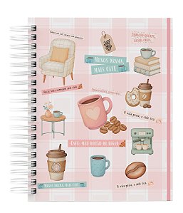 Agenda Personalizada com seu nome: Cafézinho 04