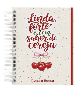 Agenda Personalizada com seu nome: Cerejinha 06