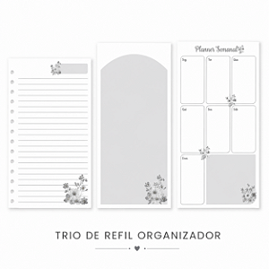 TRIO DE REFIL - Organizador Inteligente Masculino