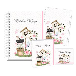 Kit Papelaria Inteligente: Jardim do amor