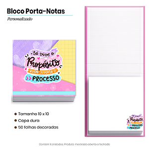 Bloco Porta Notas - Personalizado: Suporte o Processo