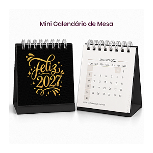 Mini Calendário de Mesa