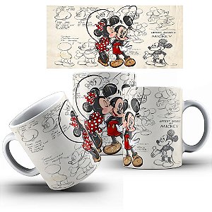 Caneca de Porcelana:  Personagens