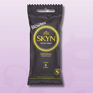 Preservativo Skyn Original com 6 Unidades - Blowtex