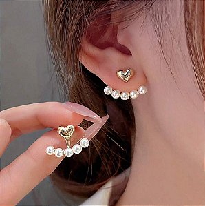 Ear Jacket Coraçãozinho