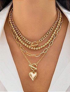 Mix Cordão Aurora Dourado