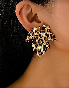 Brinco Folha de Outono Onça