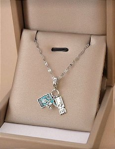 Cordão Pingentes Passaporte