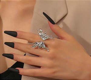 Anel Regulável Asa de Borboleta