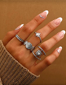 Kit Anéis Reguláveis Maju