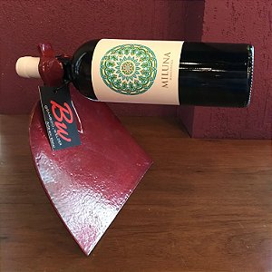 Suporte Vinho - Enxada vermelha