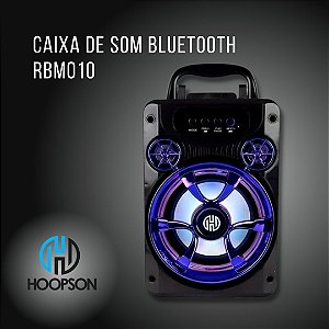 Caixa de Som para Computador Bluetooth Azul 50w - Hoopson | RBM-010A -  DTIShop