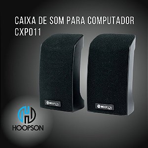 Caixa de Som Hoopson, 6W RMS, USB, P2, Preto, CXPC-019PT - FEMP INFO - Loja  de Informática em Manaus