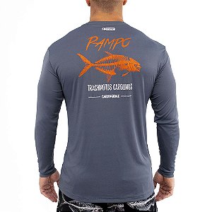 Camiseta Fpf Fio Amni® UV Protection Pampo Cinza