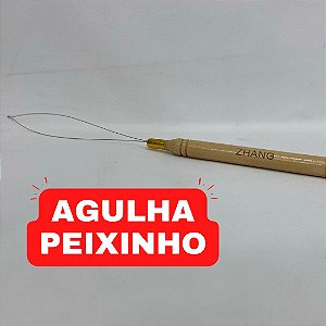 AGULHA PARA MEGA HAIR PEIXINHO