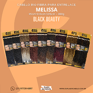 Cabelo Melissa Black Beauty - 360g