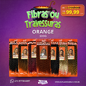 Cabelo Orange Hello Hair - 300g