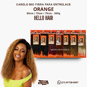 Cabelo Orange Hello Hair - 300g
