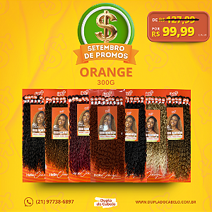 Cabelo Orange Hello Hair - 300g