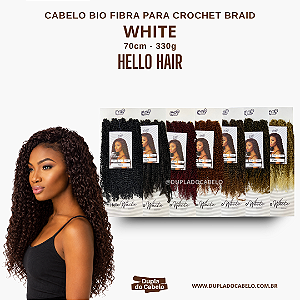 Cabelo White Hello Hair - 330g