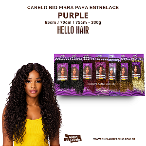 Cabelo Purple Hello Hair - 330g