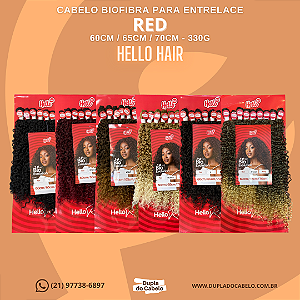 Cabelo Red Hello Hair - 330g