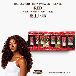 Cabelo Red Hello Hair - 330g