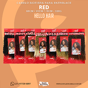 Cabelo Red Hello Hair - 330g