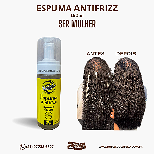 Espuma Antifrizz Ser Mulher - 150ml