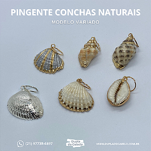 Pingente de Conchas Naturais - Unidade