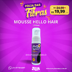 Mousse Modelador Antifrizz Hello Hair - 150ml