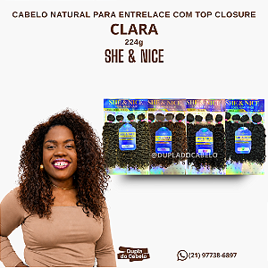 Cabelo Natural Clara She & Nice