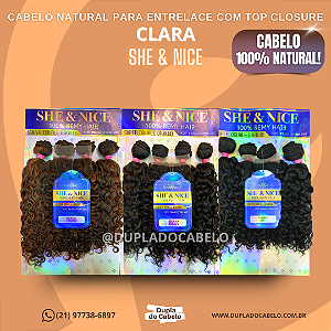 Cabelo Natural Clara She & Nice