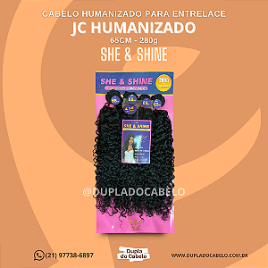 Cabelo JC Humanizado She & Shine - 280g