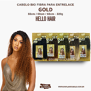 Cabelo Gold Hello Hair - 320g