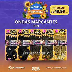 Cabelo Ondas Marcantes Black Beauty - 300g
