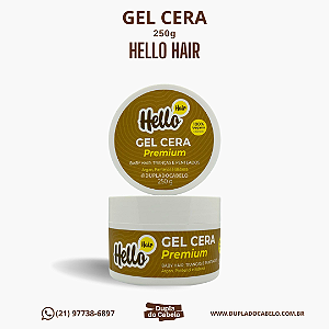Gel Cera Hello Hair - 250g