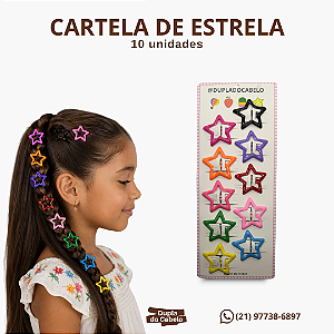 Cartela de Estrela - 10 unidades