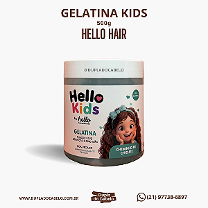 Gelatina Capilar Kids Hello Hair - 500g