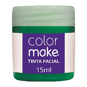 Tinta Líquida Facial Verde Colormake